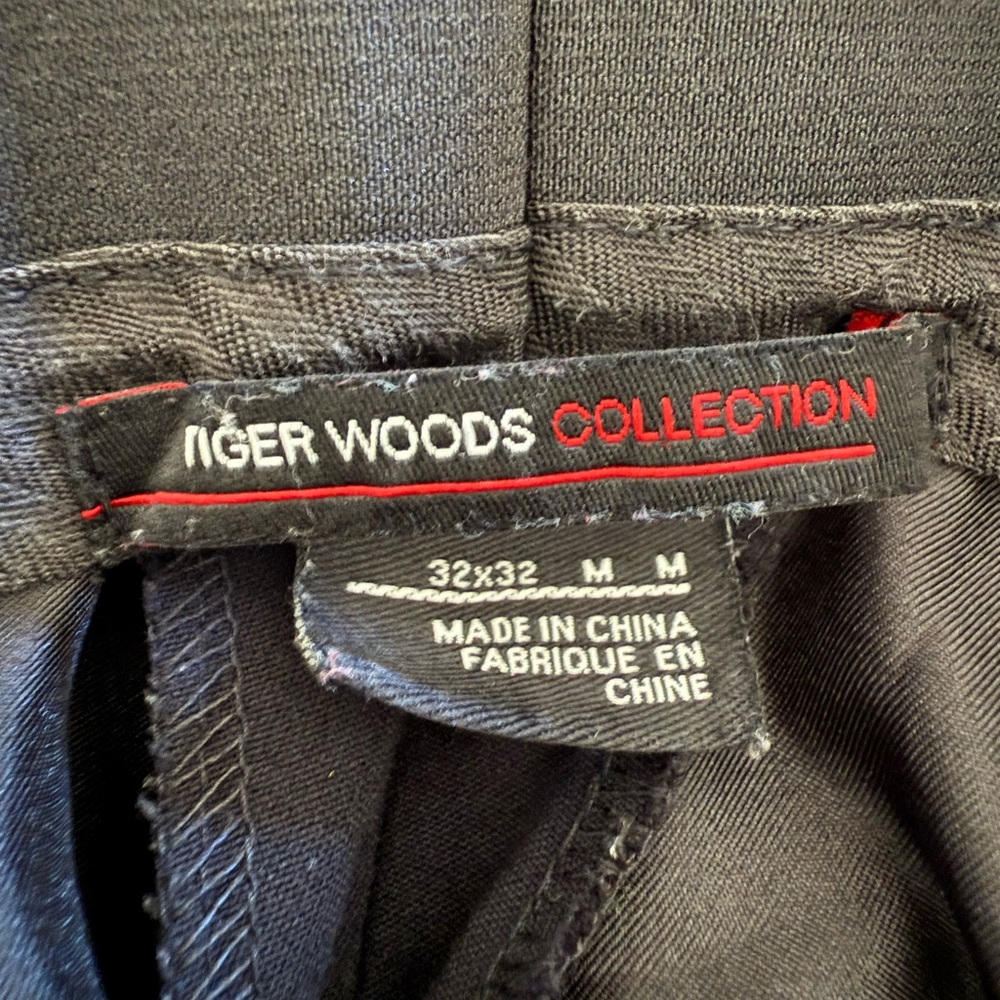 Tiger Woods Collection Black Men's Golf Pants 32x32 - Picture 2 of 7